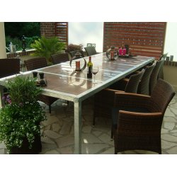 Havebord med klinker