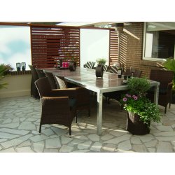 Havebord med klinker